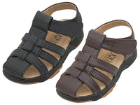 BB7007 - Wholesale Boy's "Easy USA" P.U. Leather Upper Velcro Close Toe Sandals