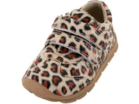 BB7011 - Wholesale Toddler's Leopard Printed Velcro Upper Sneakers