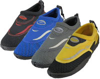 G1182-Y - Wholesale Boy's "Wave" Nylon Upper With TPR. Outsole Perfect Fit Water Shoes