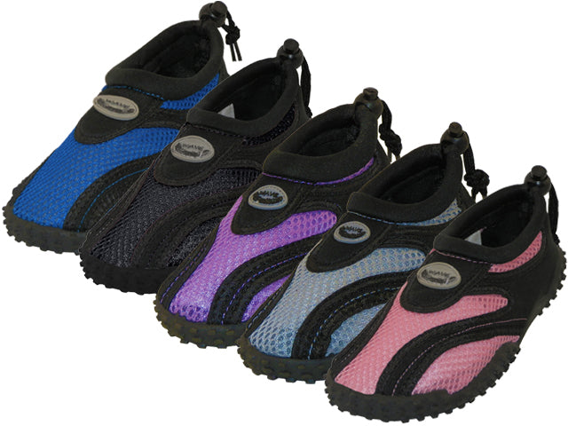 G1185C-A - Wholesale Children's "Wave" Nylon Upper With TPR. Outsole Comfortable Water Shoes