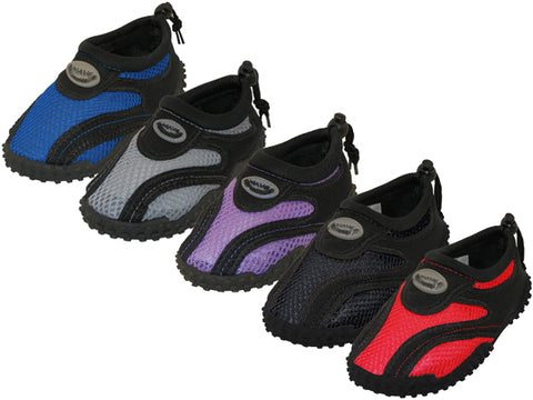 G1185-I-A - Wholesale Toddler's "Wave" Nylon Upper With TPR. Outsole Comfortable Water Shoes