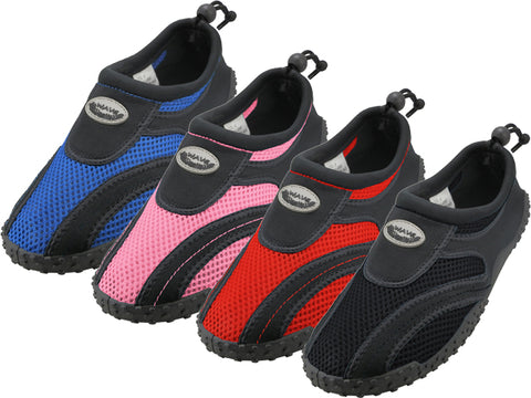 G1185-Y - Wholesale Youth's "Wave" Nylon Upper With TPR. Outsole Comfortable Water Shoes