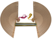 G420 - Wholesale 12" Sandle wood Hand Fan
