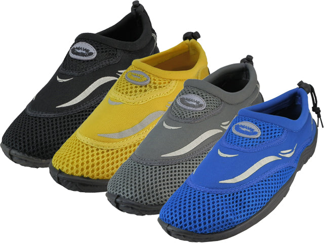M1182 - Wholesale Men's "Wave" Nylon Upper With TPR. Outsole Quick Drying Water Shoes
