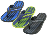 M7752 - Wholesale Men's " Wave " Sport Thong Sandals