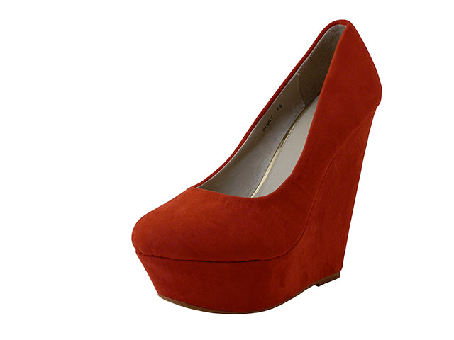 PINKY-A - Wholesale Women's "Mixx Shuz" 5½ Inches High Wedge