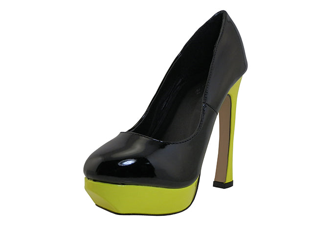 PRETTY-Bk - Wholesale Women's "Mixx Shuz" High Heel Pump Bride Shoe