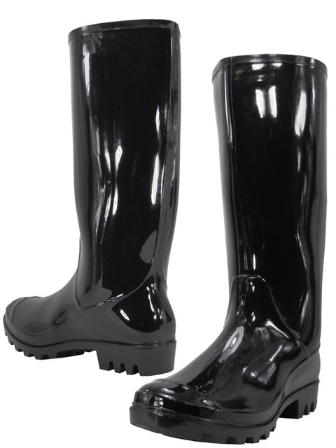 RB-010 - Women's "Easy USA" 13½ Inches Super Soft Rubber Rain Boots