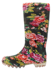 RB-12 - Wholesale Women's "Easy USA" 13.5 Inches Super Soft Rubber Rain Boots