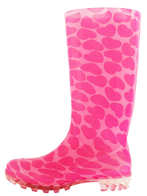 RB-39 - Wholesale Women's "Easy USA" 13.5 Inches Super Soft Rubber Rain Boots