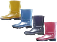 RB-60 - Wholesale Youth's "Easy USA" Super Soft Plain Rubber Rain Boots