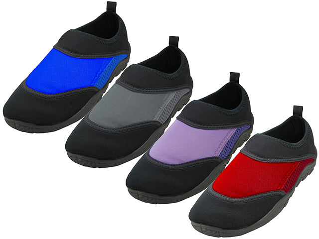 S1184L - Wholesale Women's "Wave" Nylon Upper Two-Tone Water Shoes