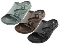 S2210M-A - Wholesale Men's "Wave" Slide Sandals