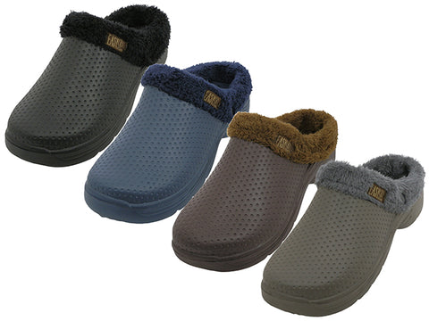 S2380-M - Wholesale Men's "Easy USA" Close Toe with Insole Terry Lining Clogs *J