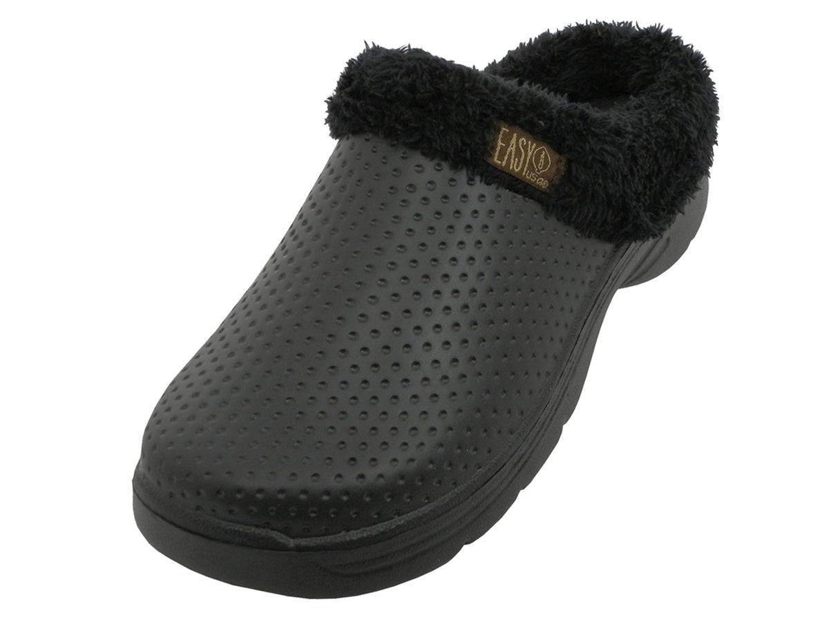 S2380M-BB - Wholesale Men's "Easy USA" Close Toe with Insole Terry Lining Clogs *J