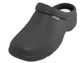 S2390L - Women's "Sport" Close Toe Rubber Nurses Clogs Black (S2390L-BB) S2390L-BB-5TO10