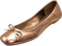 S2500L - Women's "Easy USA" Square Toe Ballet Flat Shoes