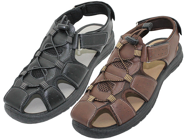 S2600-M - Wholesale Men's "Wave" Sport Hiker Sandals with Velcro Back