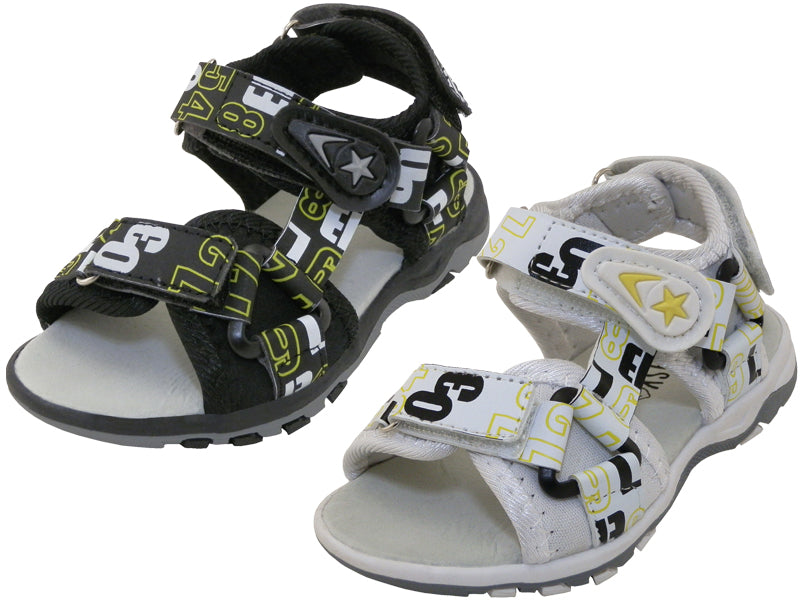 S2702-B - Wholesale Boy's "Easy USA" Letters Printed Sport Sandals