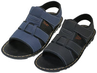 S2800M - Wholesale Men's "Easy USA" P.U. Leather Velcro Sandals