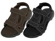 S2902-B - Wholesale Boy's "Easy USA" Double Velcro Strap Sandals