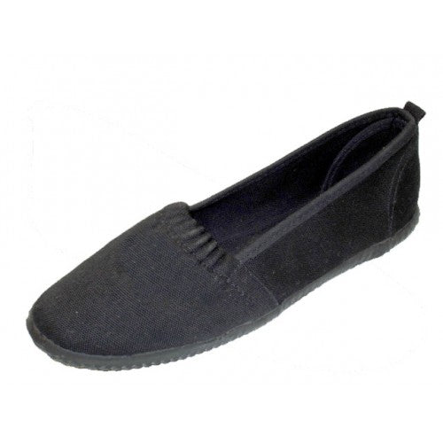 S305L - Women's "Easy USA" Elastic Upper Slip-on Canvas Shoes