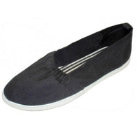 S305L - Women's "Easy USA" Elastic Upper Slip-on Canvas Shoes