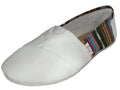 S308L - Women's "Easy USA" Slip-on Casual Canvas Shoes White (S308L-W) S308L-W-5TO10
