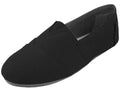 S308M - Men's "Easy USA" Slip-on Casual Canvas Shoes Black (S308M-BB) S308M-BB-7TO13