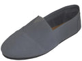 S308M - Men's "Easy USA" Slip-on Casual Canvas Shoes Gray (S308M-G) S308M-G-7TO12