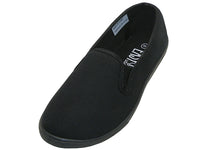S316M - Men's "Easy USA" Slip on Twin Gore Upper Canvas Shoes