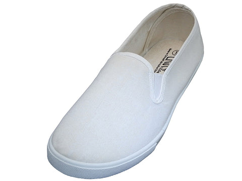 S316M - Men's "Easy USA" Slip on Twin Gore Upper Canvas Shoes