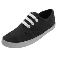 S324-I - Toddler's "Easy USA" Lace-up Canvas Shoes