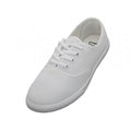 S324G - Youth's "Easy USA" Comfortable Casual Canvas Lace Up Shoes White (S324G-W) S324G-W-11TO4