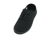 S324-I - Toddler's "Easy USA" Lace-up Canvas Shoes
