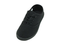 S324-I - Toddler's "Easy USA" Lace-up Canvas Shoes