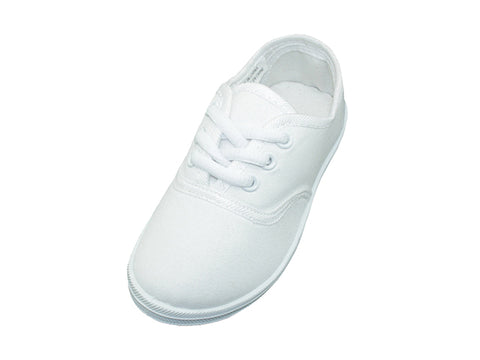 S324-I - Toddler's "Easy USA" Lace-up Canvas Shoes