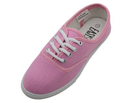 S324L - Women's "Easy USA" Comfortable Casual Canvas Lace Up Shoes