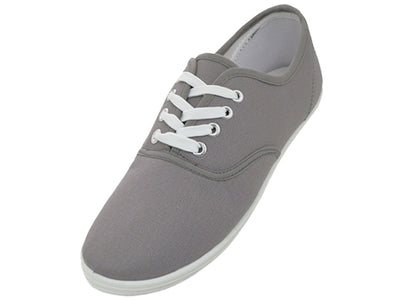S324L - Women's "Easy USA" Comfortable Casual Canvas Lace Up Shoes