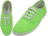 S324L - Women's "Easy USA" Comfortable Casual Canvas Lace Up Shoes