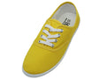 S324L - Women's "Easy USA" Comfortable Casual Canvas Lace Up Shoes Bright Yellow (S324L-Y) S324L-Y-5TO10