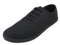 S324M - Men's "Easy USA" Comfortable Casual Canvas Lace Up Shoes Black (S324M-BB) S324M-BB-7TO13