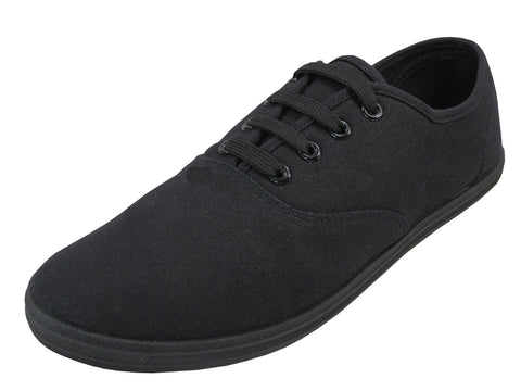 S324M - Zapatos casuales de lona con cordones "Easy USA" cómodos para hombre