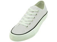 S327M - Zapatillas de lona para hombre "Easy USA" con cordones para baloncesto