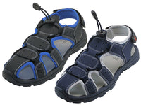 S3600-B - Wholesale Youth's "Easy USA" Back Strap Velcro Sandals