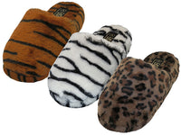 S831L - Women's "Easy USA" Fuzzy Plush Close Toe House Slippers
