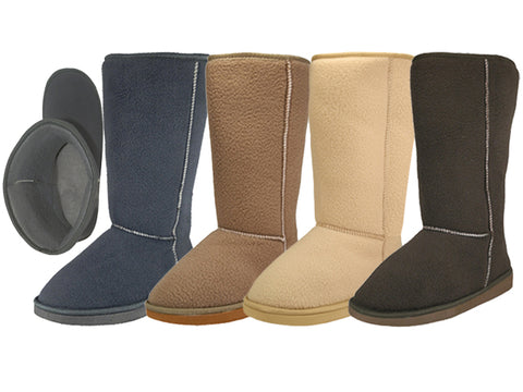 S5510L-A - Wholesale Women's 11.5" Inches Height Comfortable Flannel Lining Winter Boots