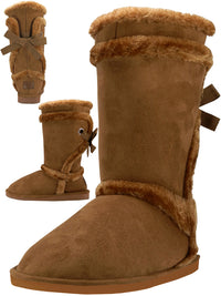 S5590L - Women's Microfiber Faux Fur Lining Warm Boots