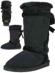 S5590L - Women's Microfiber Faux Fur Lining Warm Boots