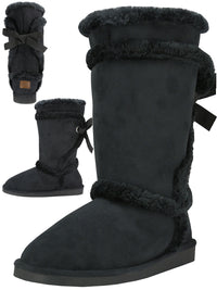 S5590L - Women's Microfiber Faux Fur Lining Warm Boots